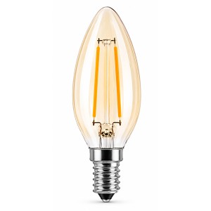 Bombillo Led Filamento E 14 Vela