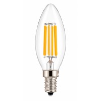 Bombillo Led Filamento E 14 Vela