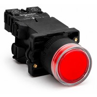 Pulsador  22 mm con Piloto
