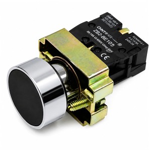Pulsador Negro  22 mm