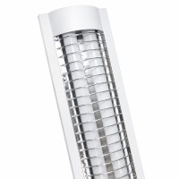 Lámpara Rejilla con 2 Tubos Led 18w T8