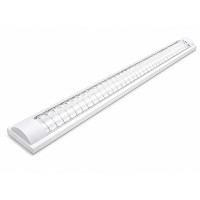 Lámpara Rejilla con 2 Tubos Led 18w T8