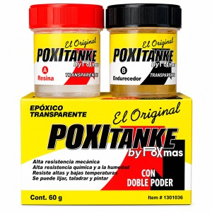 Poxitanke Transparente POXIMAS X 60 Gramos