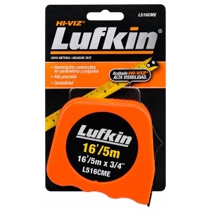 Flexómetro 5 Mt LUFKIN L 516 Naranja