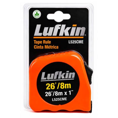 Flexómetro 8 Mt LUFKIN L 516 Naranja
