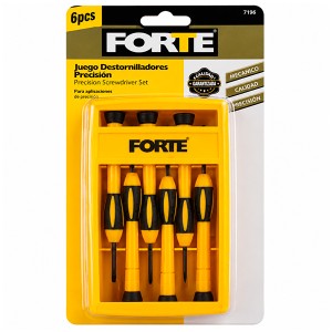 Juego de Destornilladores de  Precision 6 Piezas FORTE