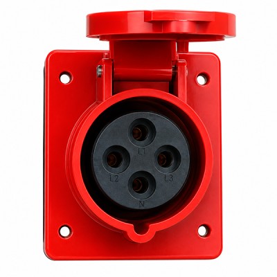 Toma 32 AMP 3P+T Incrustar IP44  FAMATEL