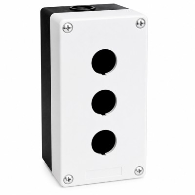 Caja Plástica para 3 Pulsadores
