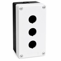 Caja Plástica para 3 Pulsadores