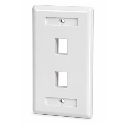 Face Plate Doble  X 4 Unidades