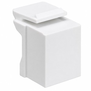 Tapa Espacios de Face plate para Redes Blanco (paq x10)