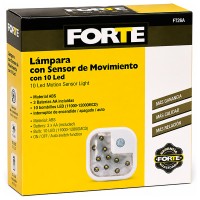 Lámpara con Sensor de Movimiento 10 Led FORTE