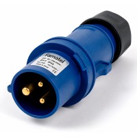 CLAVIJA 16 AMP 2P+T AZUL FAMATEL