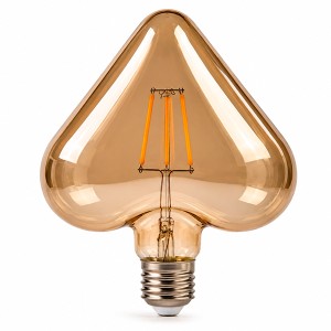 Bombillo Led Filamento E27 Corazón