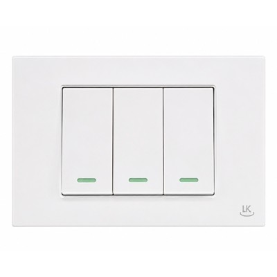Interruptor Triple conmutable Lumek