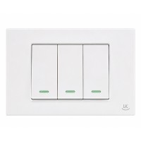 Interruptor Triple conmutable Lumek