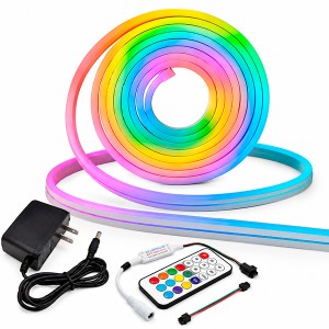 CINTA LED NEON 12v RGB COMPLETA incluye Adaptador 5 Amp
