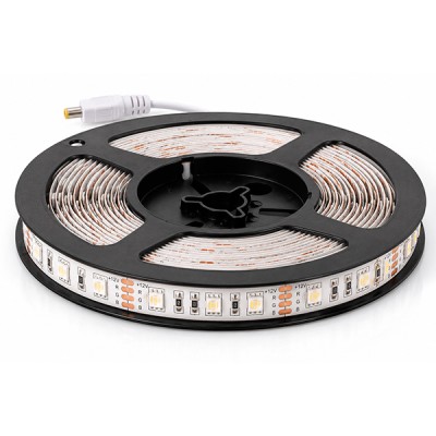 Cinta LED 50/50  (12V) x 5 metros incluye Adaptador 5 amp