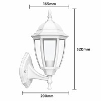 FAROL PARED BOMBILLO 60W E-27 SIN BOMBILLO