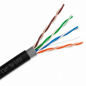 Cable UTP Cat 5E 100% Cobre Exterior x 305 mts