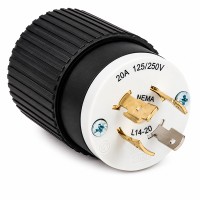 CLAVIJA DE SEGURIDAD NEMA L14-20 HUBBEL / EATON